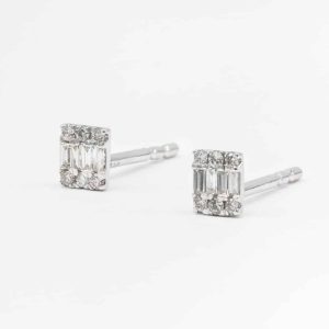 Aros de plata con cuentas Mondevio
