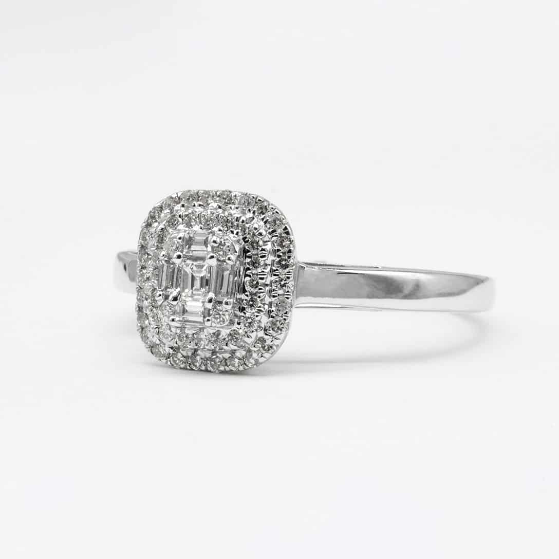 Anillo infinito XO de plata esterlina
